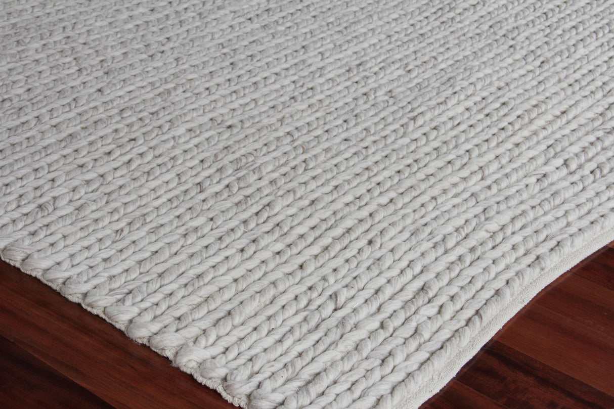 Exquisite Rugs Arlow Hand Woven Polyester/Cotton in 2312 Light Brown 8' x 10' Area Rug