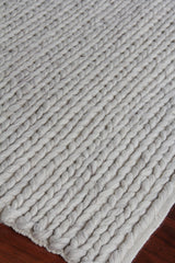 Exquisite Rugs Arlow Hand Woven Polyester/Cotton in 2312 Light Brown 8' x 10' Area Rug