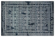Exquisite Rugs Lexington Hand Knotted Wool/Bamboo Silk in 2380 Denim Blue/Light Blue 8' x 10' Area Rug