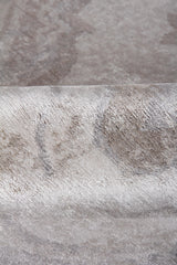 Exquisite Rugs Antique'd Silk Hand Knotted Bamboo Silk in 2431 Beige/Ivory/Gray 6' x 9' Area Rug