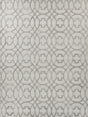 Exquisite Rugs Windsor Hand-loomed Wool/Bamboo Silk 2448 Light Silver 4' x 6' Area Rug