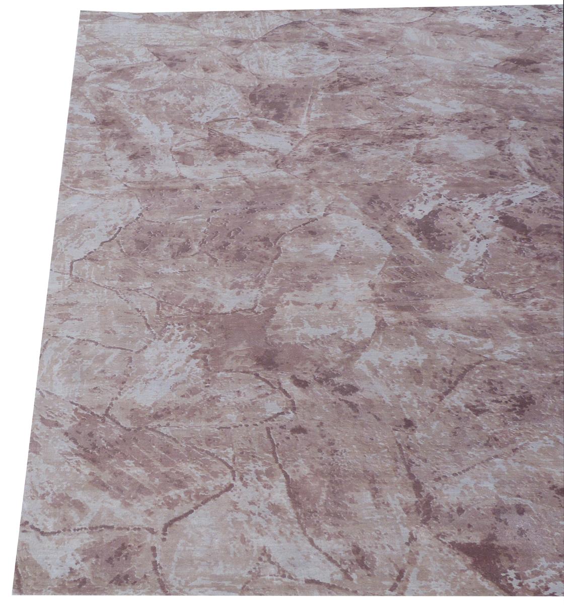 Exquisite Rugs Cassina Hand Loomed Bamboo Silk in 2509 Pink 8' x 10' Area Rug