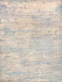 Exquisite Rugs Reflections Hand Loomed Bamboo Silk in 2511 Light Beige/Blue 8' x 10' Area Rug