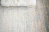 Exquisite Rugs Reflections Hand Loomed Bamboo Silk in 2511 Light Beige/Blue 8' x 10' Area Rug