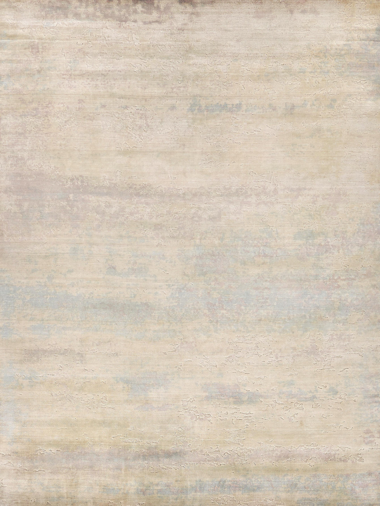 Exquisite Rugs Reflections Hand Loomed Bamboo Silk in 2513 Ivory/Soft Green 9' x 12' Area Rug