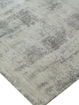 Exquisite Rugs Antolini Hand Loomed Bamboo Silk in 2514 Gray 10' x 14' Area Rug