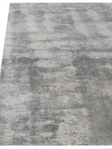 Exquisite Rugs Antolini Hand Loomed Bamboo Silk in 2514 Gray 10' x 14' Area Rug