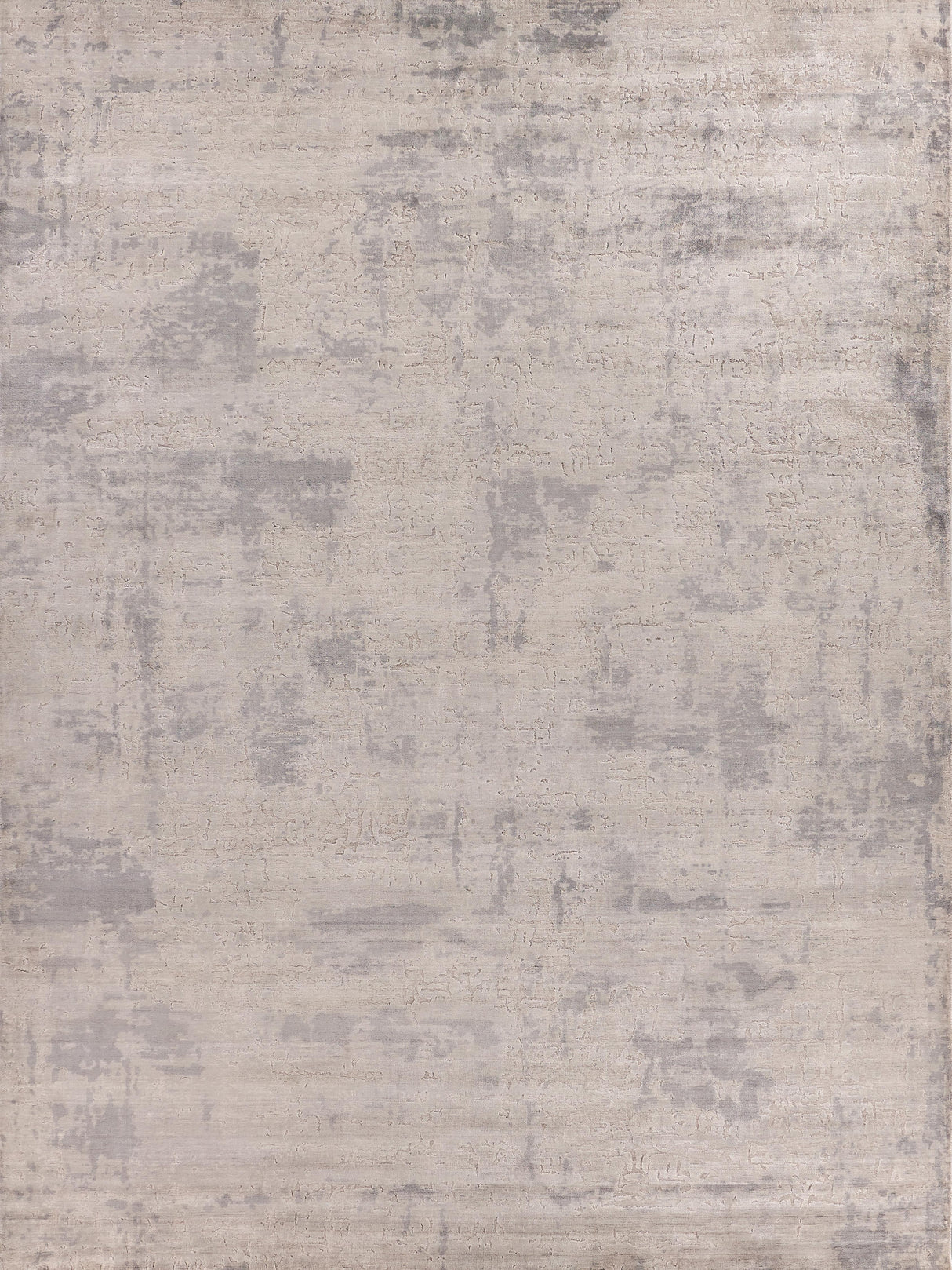 Exquisite Rugs Roset Hand Loomed Bamboo Silk in 2516 Silver/Gray 12' x 15' Area Rug