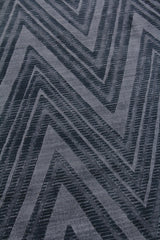 Exquisite Rugs Reflections Hand Loomed Bamboo Silk in 2523 Blue/Denim 8' x 10' Area Rug