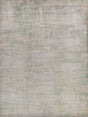 Exquisite Rugs Enzo Hand Loomed Bamboo Silk in 2525 Beige/Green 8' x 10' Area Rug