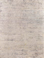 Exquisite Rugs Reflections Hand Loomed Bamboo Silk in 2527 Silver/Gray/Yellow 8' x 10' Area Rug