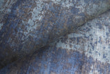 Exquisite Rugs Antolini Hand Loomed Bamboo Silk in 2528 Blue/Gray 8' x 10' Area Rug