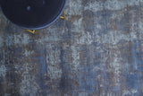 Exquisite Rugs Antolini Hand Loomed Bamboo Silk in 2528 Blue/Gray 8' x 10' Area Rug