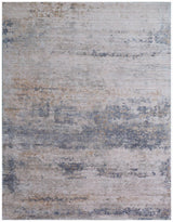 Exquisite Rugs Reflections Hand Loomed Bamboo Silk in 2529 Silver/Multi 8' x 10' Area Rug