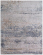 Exquisite Rugs Reflections Hand Loomed Bamboo Silk in 2529 Silver/Multi 8' x 10' Area Rug