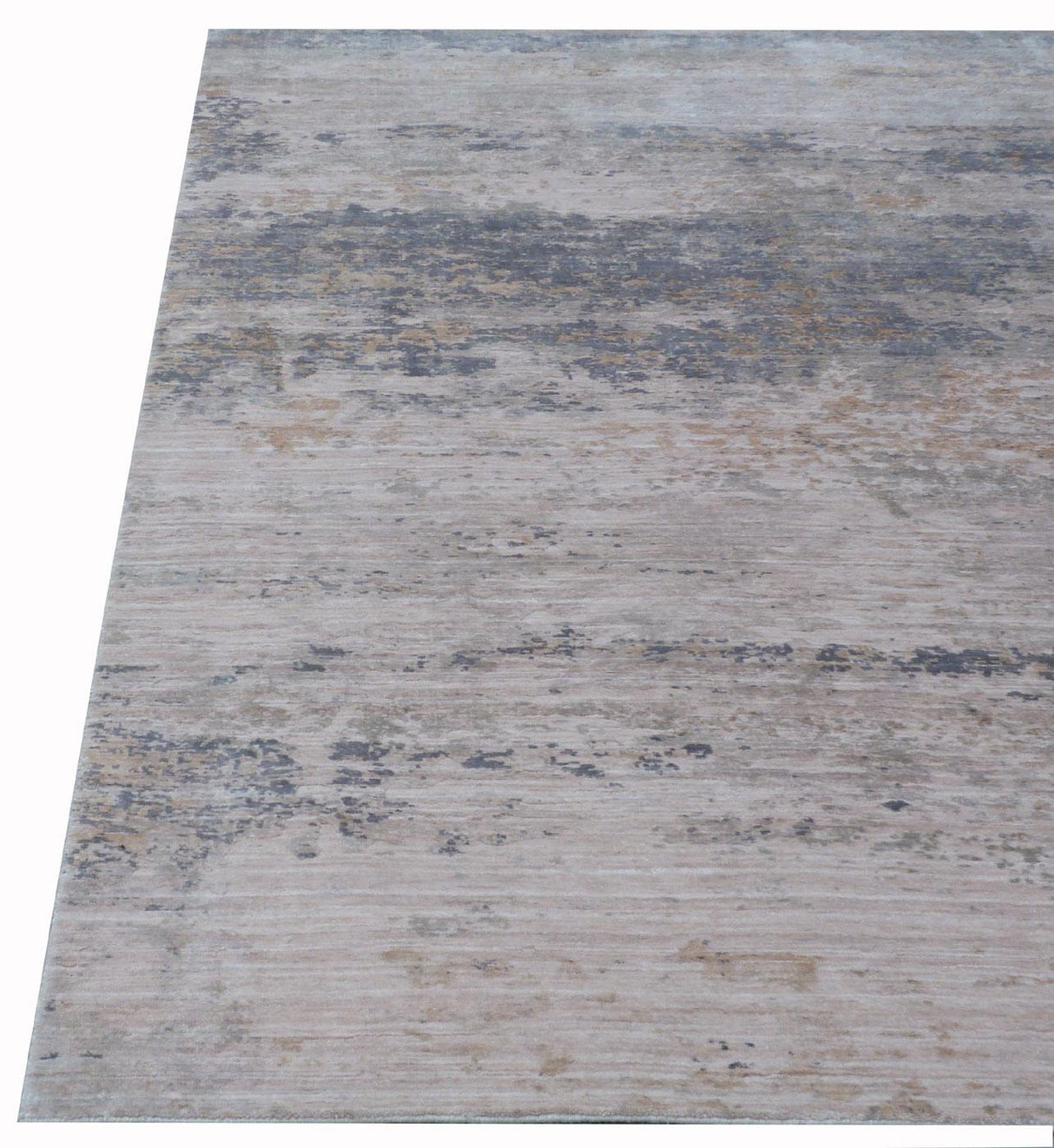 Exquisite Rugs Reflections Hand Loomed Bamboo Silk in 2529 Silver/Multi 8' x 10' Area Rug
