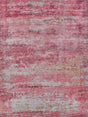 Exquisite Rugs Antolini Hand Loomed Bamboo Silk in 2535 Red/Gray 9' x 12' Area Rug