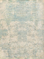 Exquisite Rugs Cassina Hand Loomed Bamboo Silk in 2538 Ivory/Light Blue 10' x 14' Area Rug