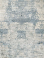 Exquisite Rugs Roset Hand-loomed Bamboo Silk 2540 Blue/Ivory 5' x 8' Area Rug