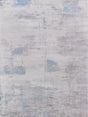 Exquisite Rugs Cassina Hand Loomed Bamboo Silk in 2541 Gray/Blue 6' x 9' Area Rug