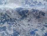 Exquisite Rugs Antolini Hand Loomed Bamboo Silk in 2544 Blue/Multi 8' x 10' Area Rug