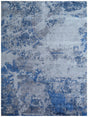Exquisite Rugs Antolini Hand Loomed Bamboo Silk in 2544 Blue/Multi 8' x 10' Area Rug