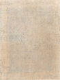 Exquisite Rugs Cassina Hand Loomed Bamboo Silk in 2546 Blue/Ivory 10' x 14' Area Rug