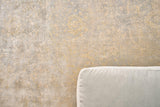 Exquisite Rugs Cassina Hand Loomed Bamboo Silk in 2546 Blue/Ivory 12' x 15' Area Rug