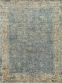 Exquisite Rugs Cassina Hand Loomed Bamboo Silk in 2547 Silver/Ivory 8' x 10' Area Rug
