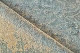 Exquisite Rugs Cassina Hand Loomed Bamboo Silk in 2547 Silver/Ivory 8' x 10' Area Rug