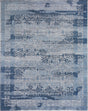 Exquisite Rugs Cadence Hand Knotted Wool/Bamboo Silk in 2566 Light Blue/Gray 10' x 14' Area Rug
