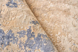 Exquisite Rugs Roset Hand Loomed Bamboo Silk in 2623 Beige/Blue 8' x 10' Area Rug
