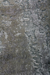 Exquisite Rugs Antolini Hand Loomed Bamboo Silk in 2634 Silver/Multi 8' x 10' Area Rug
