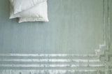 Exquisite Rugs Vero Hand Knotted Wool/Bamboo Silk in 2688 Aqua/Blue 8' x 10' Area Rug