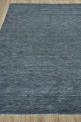 Exquisite Rugs Roche Hand Loomed New Zealand Wool in 2735 Dark Blue 12' x 15' Area Rug