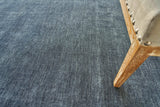 Exquisite Rugs Roche Hand Loomed New Zealand Wool in 2735 Dark Blue 12' x 15' Area Rug