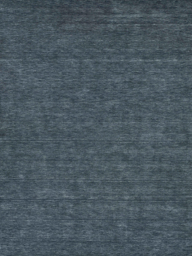 Exquisite Rugs Roche Hand Loomed New Zealand Wool in 2735 Dark Blue 9' x 12' Area Rug