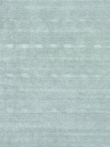 Exquisite Rugs Roche Hand Loomed New Zealand Wool in 2743 Soft Green 2.5' x 8' Area Rug