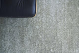 Exquisite Rugs Calla Hand Loomed Bamboo Silk in 2873 Dark Silver 6' x 9' Area Rug