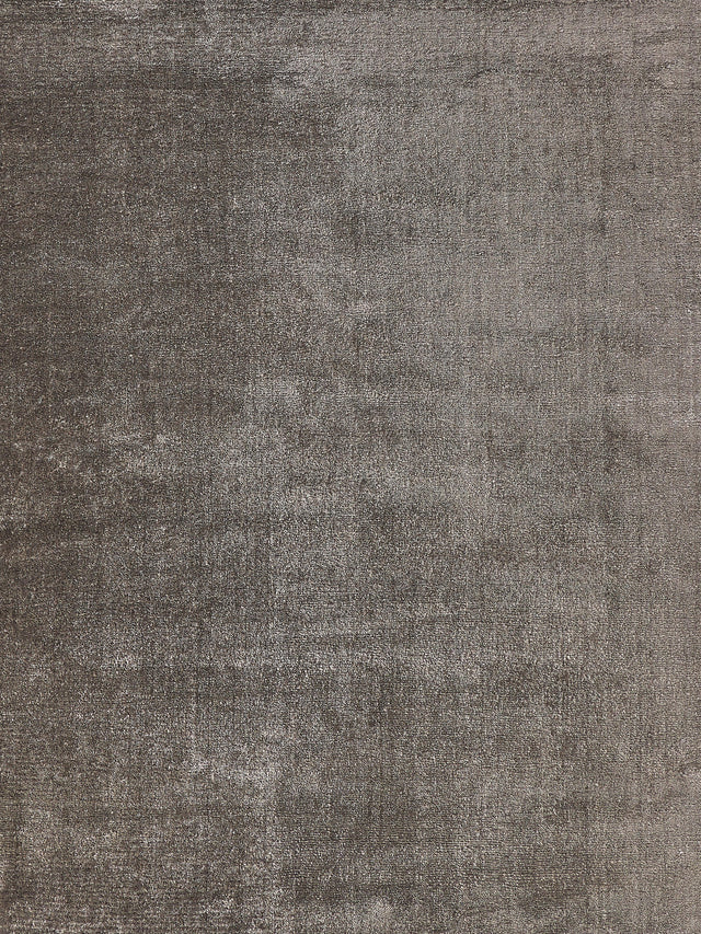 Exquisite Rugs Calla Hand Loomed Bamboo Silk in 2874 Dark Brown 6' x 9' Area Rug