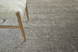 Exquisite Rugs Calla Hand Loomed Bamboo Silk in 2874 Dark Brown 6' x 9' Area Rug