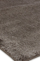 Exquisite Rugs Calla Hand Loomed Bamboo Silk in 2875 Khaki 6' x 9' Area Rug