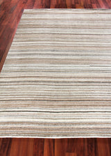 Exquisite Rugs Organica Hand Loomed New Zealand Wool in 2882 Ivory/Gray 9' x 12' Area Rug