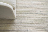Exquisite Rugs Organica Hand Loomed New Zealand Wool in 2881 Beige/Light Gray 6' x 9' Area Rug