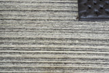 Exquisite Rugs Organica Hand Loomed New Zealand Wool in 2883 Charcoal/Silver 9' x 12' Area Rug