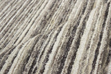 Exquisite Rugs Organica Hand Loomed New Zealand Wool in 2883 Charcoal/Silver 9' x 12' Area Rug