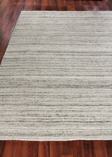 Exquisite Rugs Organica Hand Loomed New Zealand Wool in 2885 Gray/Beige 6' x 9' Area Rug