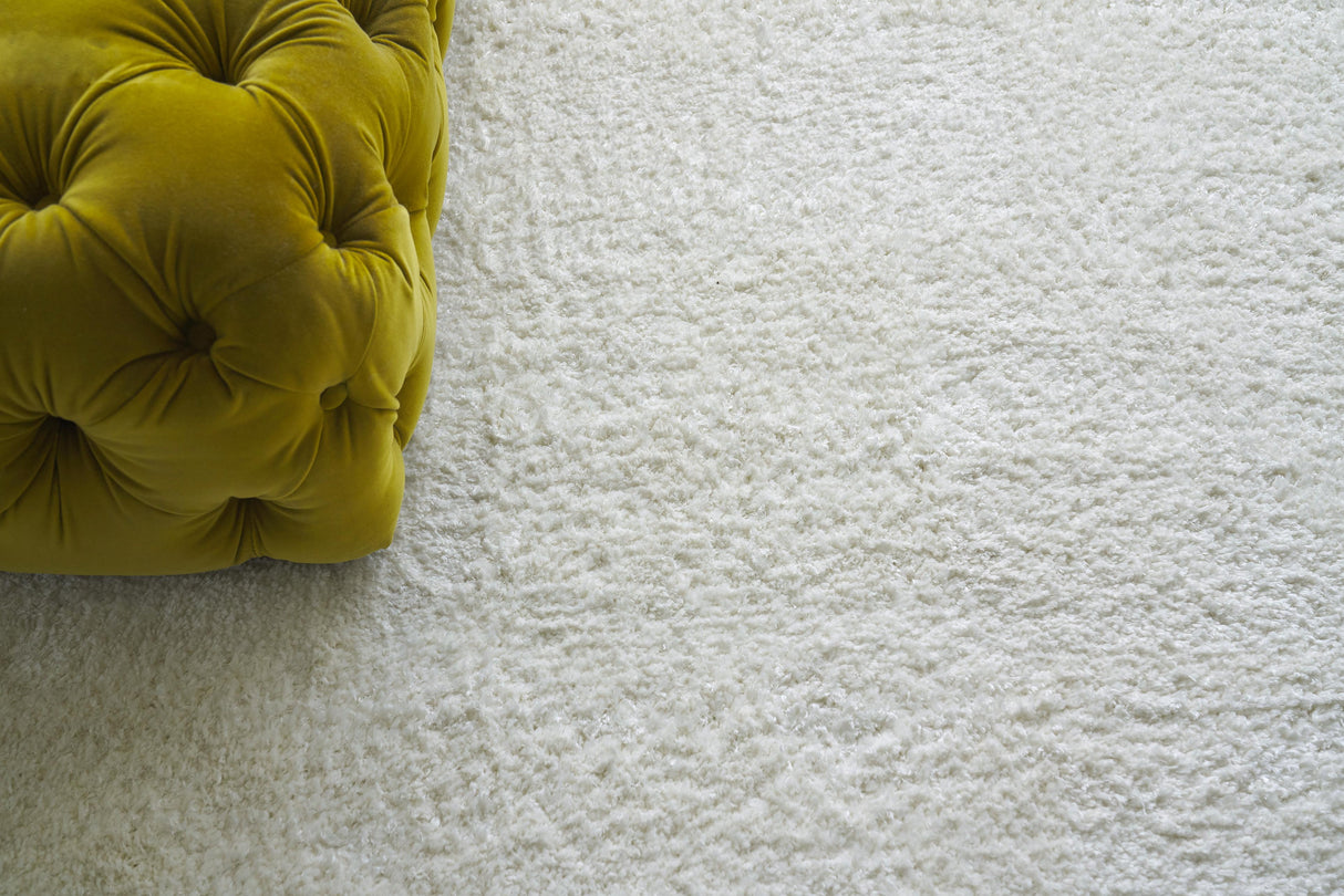 Exquisite Rugs Calla Hand Loomed Bamboo Silk in 2886 White 14' x 18' Area Rug
