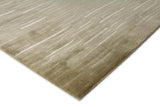 Exquisite Rugs Metro Velvet Hand Knotted Wool/Viscose in 3016 Light Beige 9' x 12' Area Rug