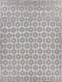 Exquisite Rugs Metro Velvet Hand Knotted Wool/Viscose in 3032 Silver 4' x 6' Area Rug